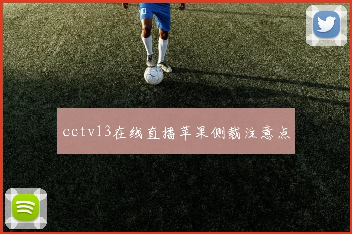 cctv13在线直播苹果侧载注意点