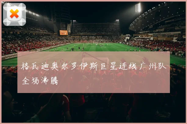 格瓦迪奥尔罗伊斯巨星连线广州队全场沸腾
