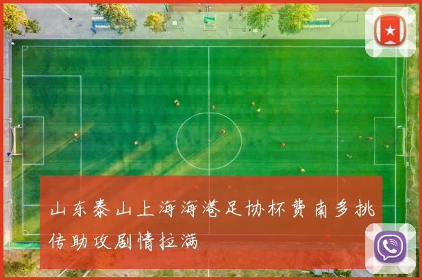 山东泰山上海海港足协杯费南多挑传助攻剧情拉满